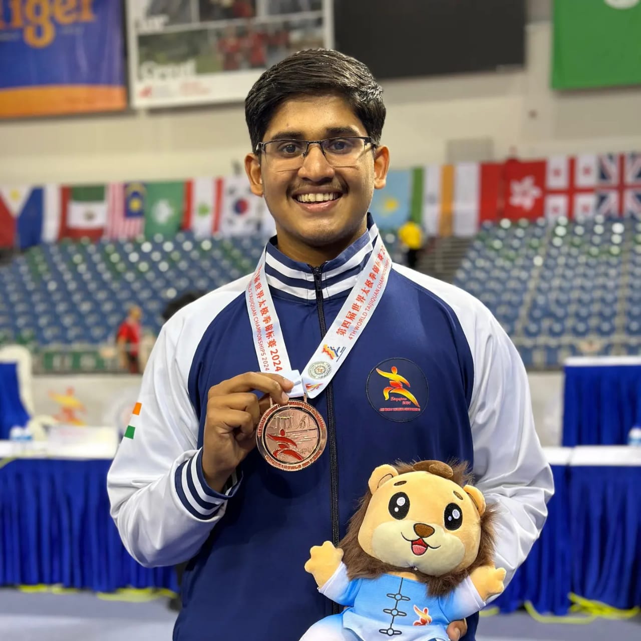 Kaveri College Student Omkar Modak Wins Bronze Medal at the 4th World  4th World Taijiquan Championship at Singapore