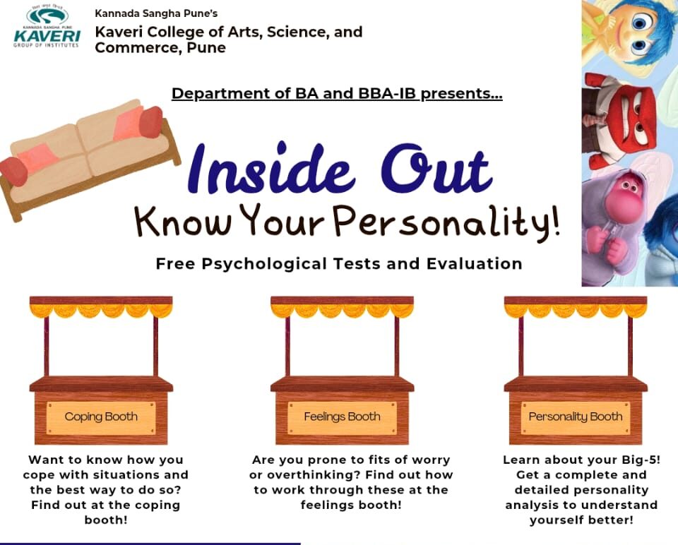Inside Out: Know Your Personality :- Session Organized by Department of BA and BBAIB