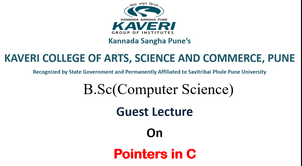 An Academic Session Titled “Pointers in C”
