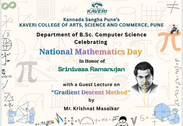 National Mathematics Day Celebration to commemorate Birth Anniversary of the Eminent Indian Mathematician Srinivasa Ramanujan,