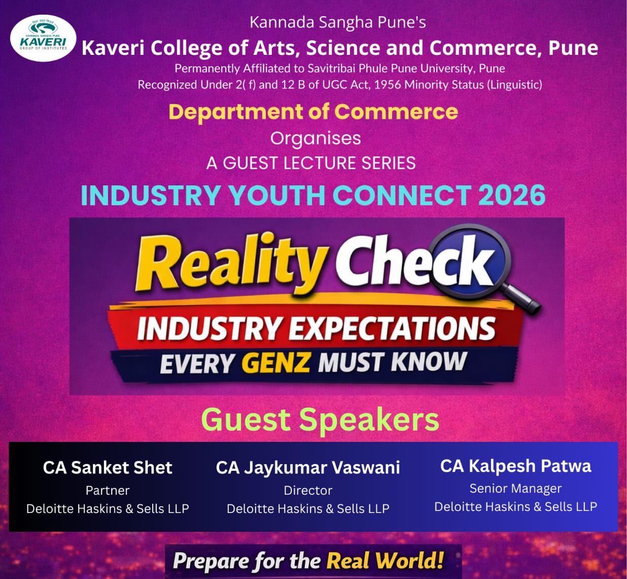 Industry Youth Connect - 2026 - Reality Check: Industry Expectations GenZ Must Know