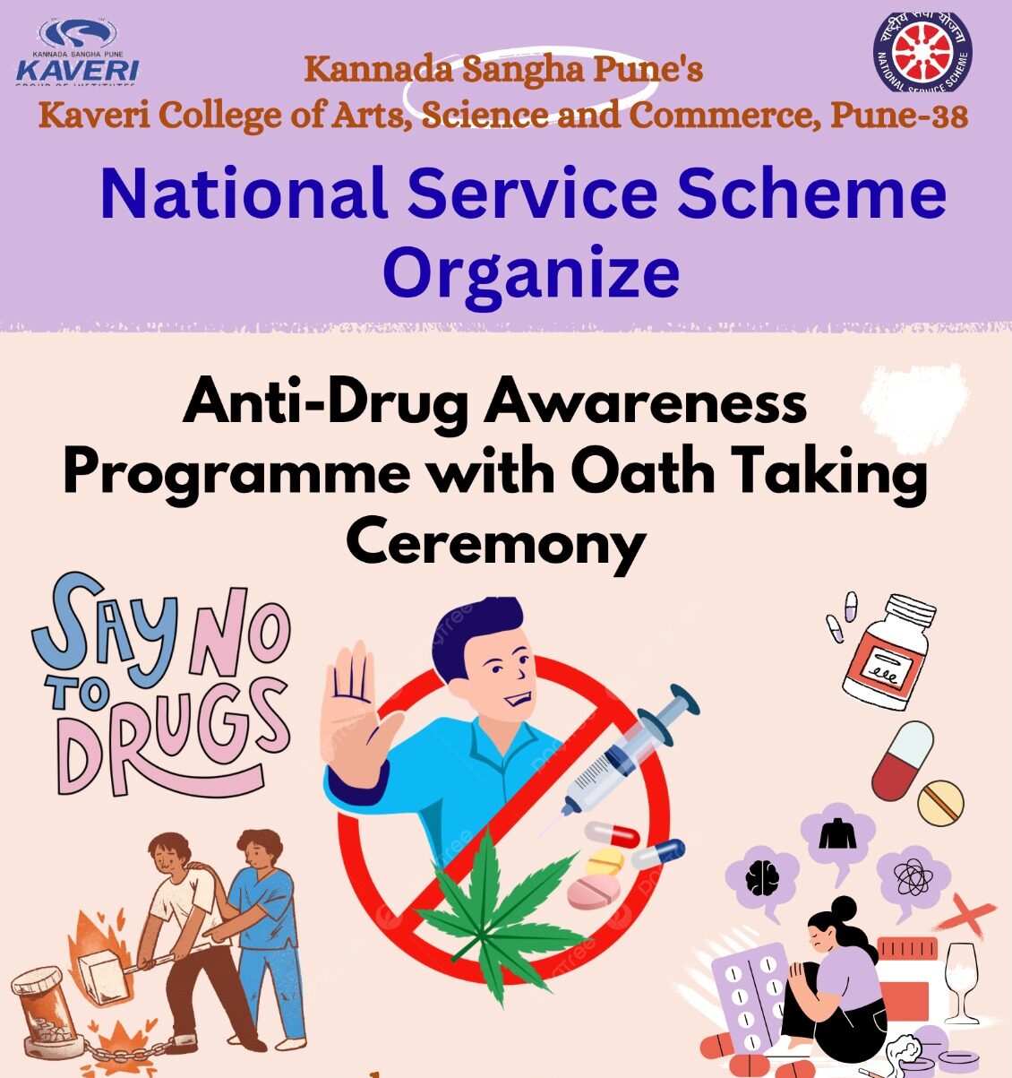 Anti-Drug Awareness Programme with Oath Taking Ceremony