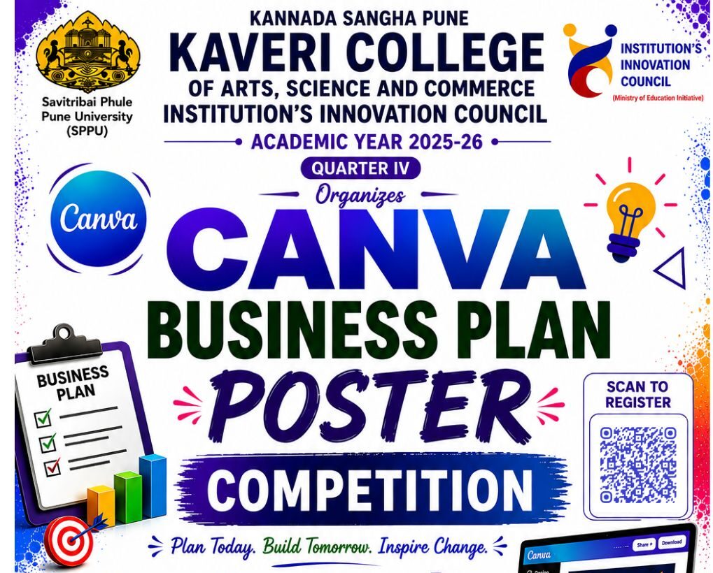 “Canva Business Plan Poster Competition” Organized by IIC