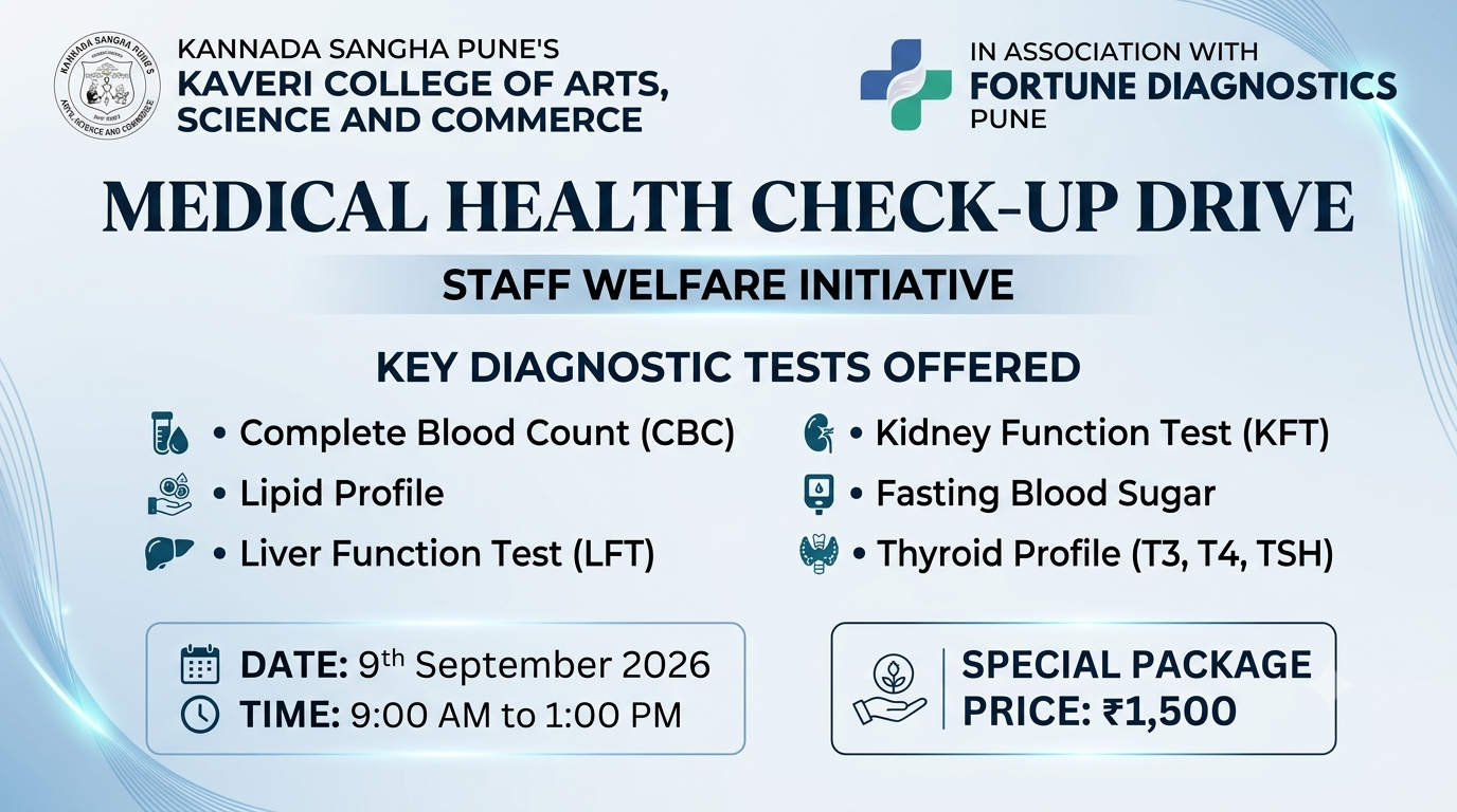 Staff Wellness Initiative – Medical Health Check-Up